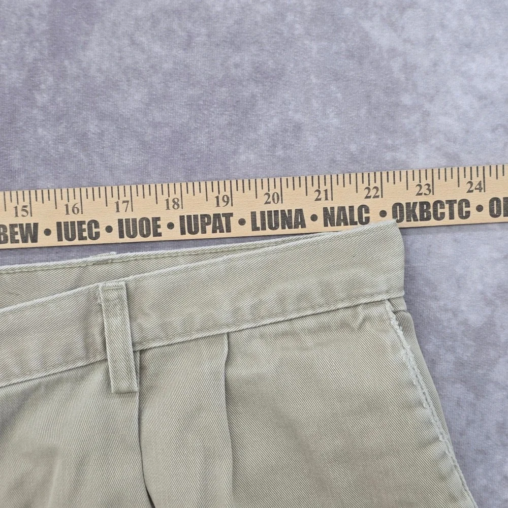 Carhartt B133 KHI Khaki Pleated Shorts Mens 44 Tan Cotton Workwear Canvas